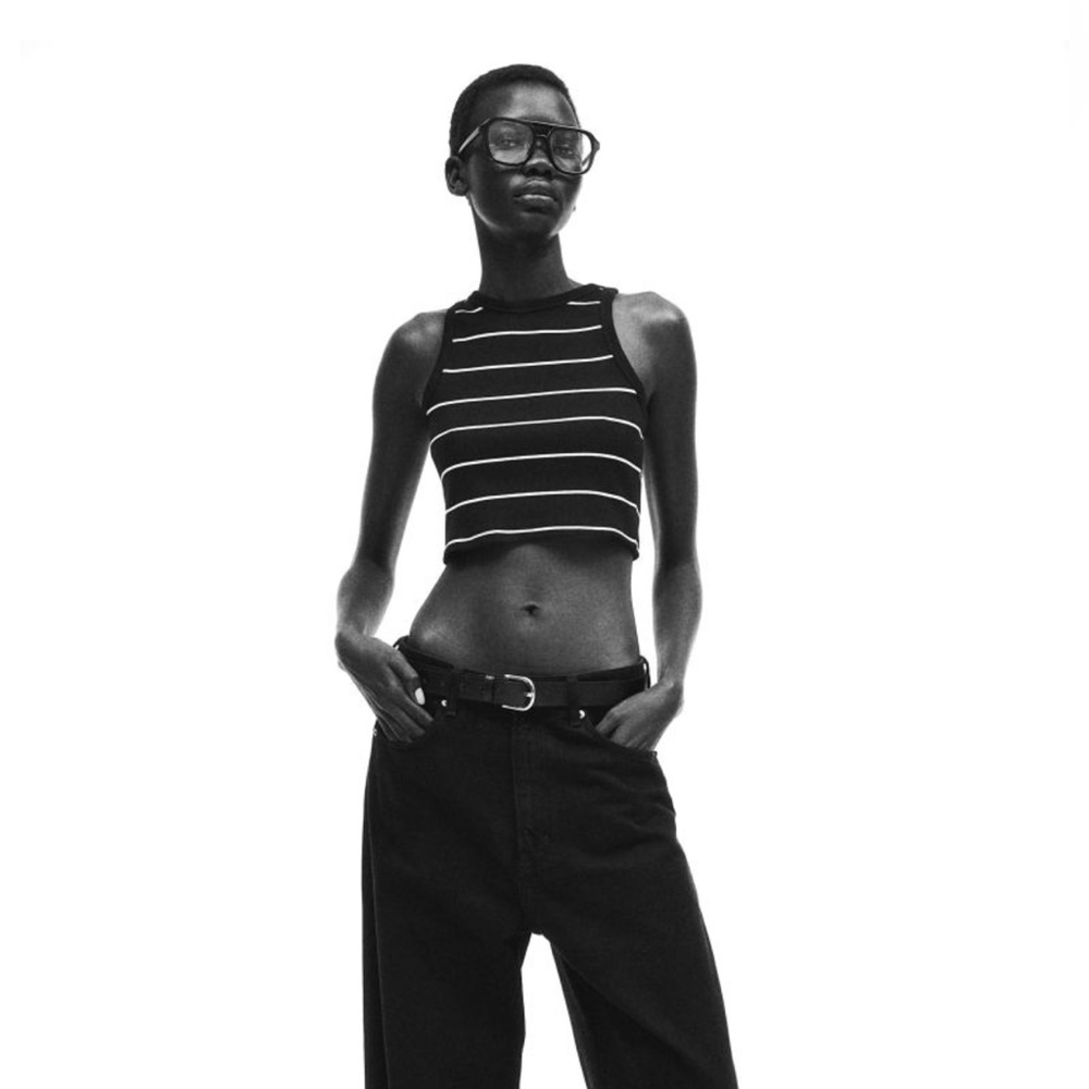 H&M Ribbed Crop Top